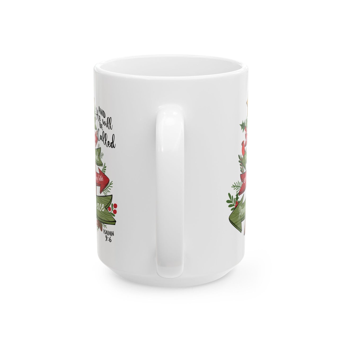The PRINCE OF PEACE Ceramic Christmas Coffee Mug (11oz, 15oz)