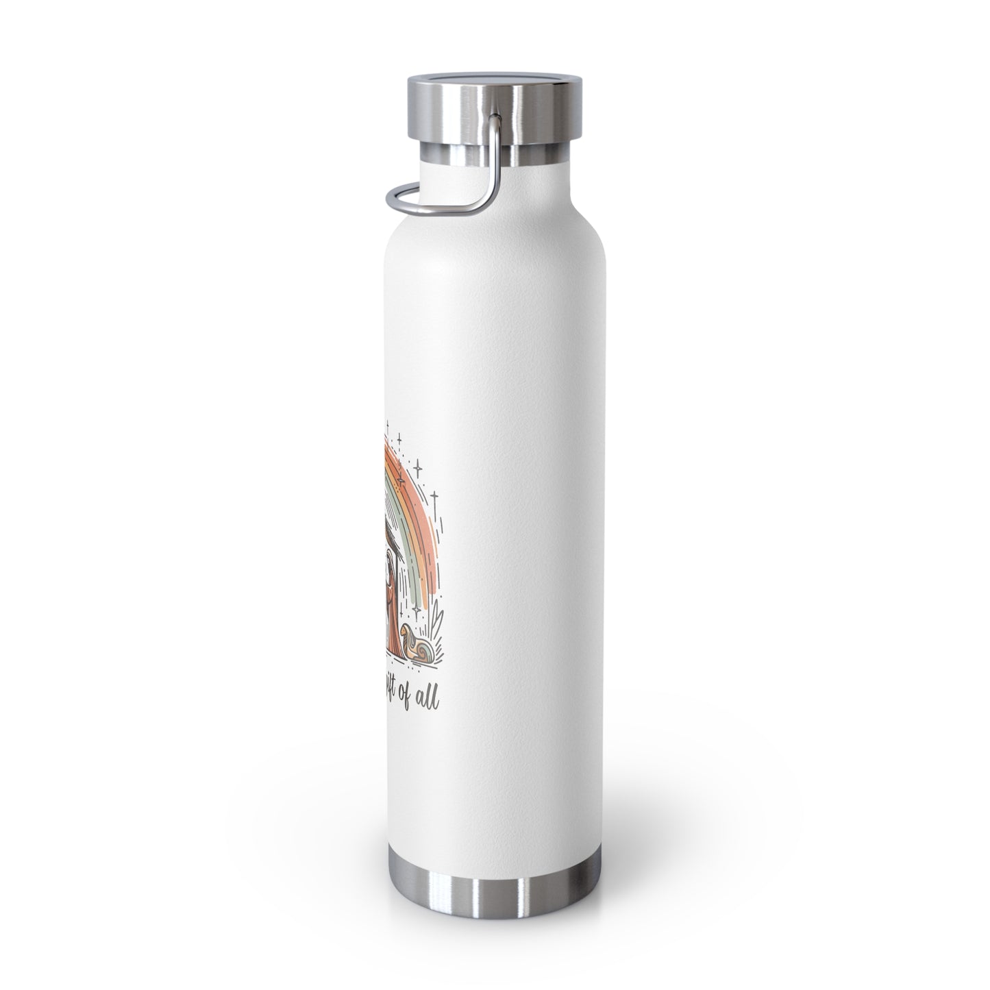 The GREATEST GIFT OF ALL: 22oz Copper Vacuum Insulated Patriotic Water Bottle - FREE SHIPPING