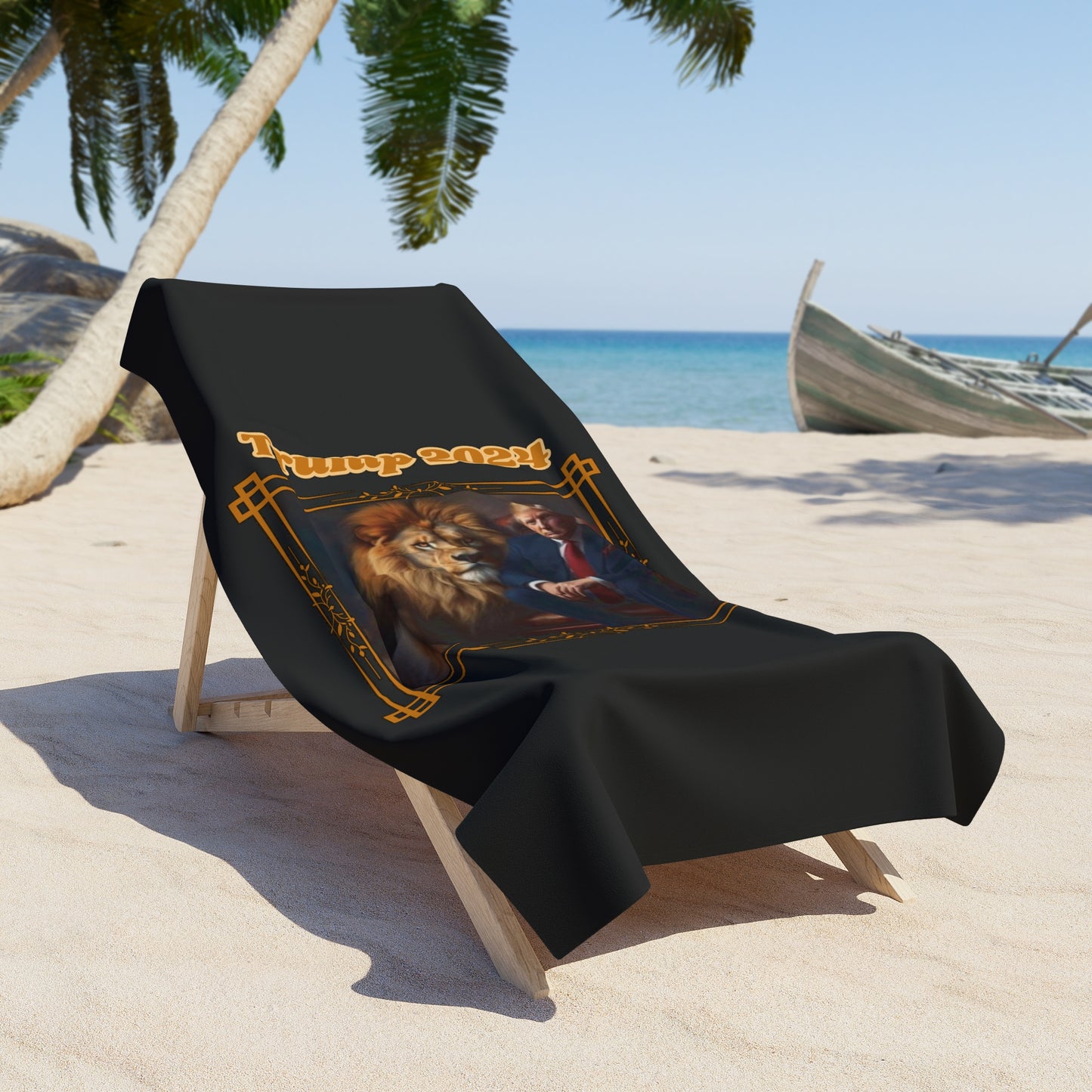 TRUMP 2024: X-tra Large Beach Towel (36"x72") - FREE SHIPPING