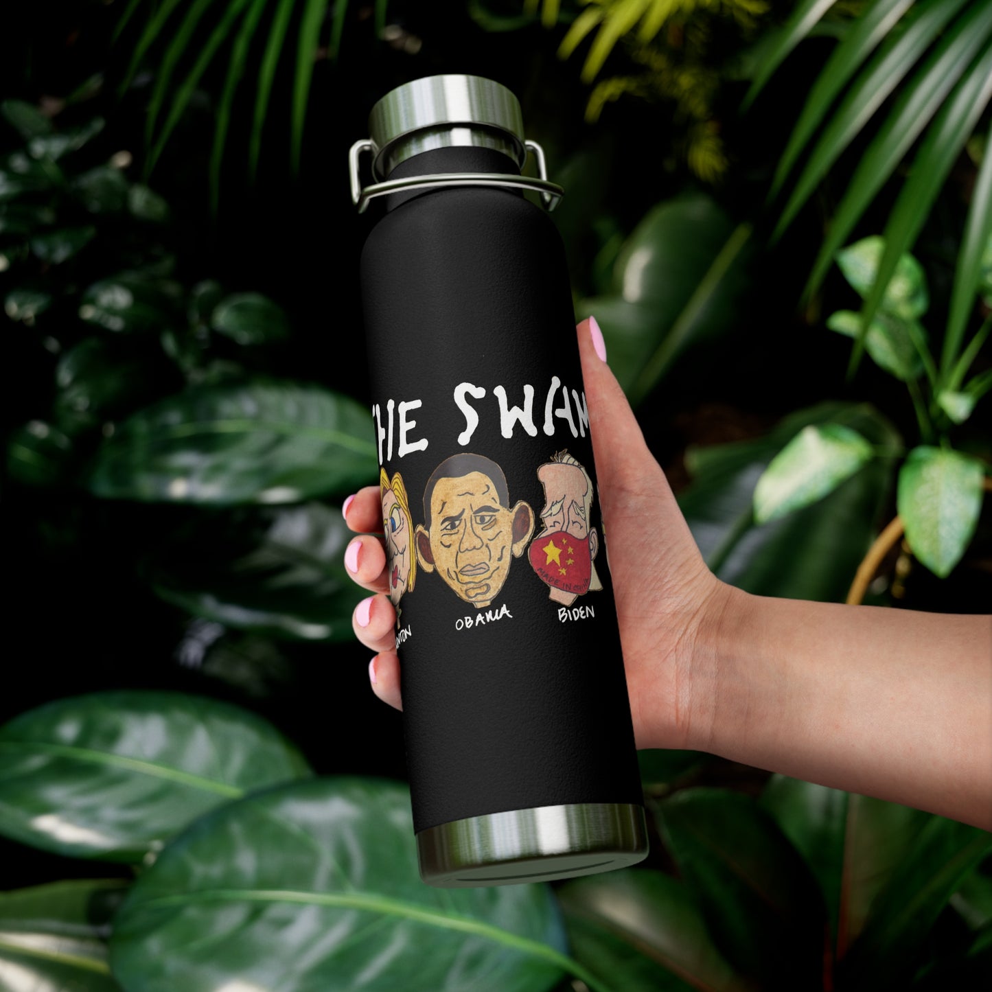 ..THE SWAMP: 22oz Copper Vacuum Insulated Patriotic Water Bottle - FREE SHIPPING