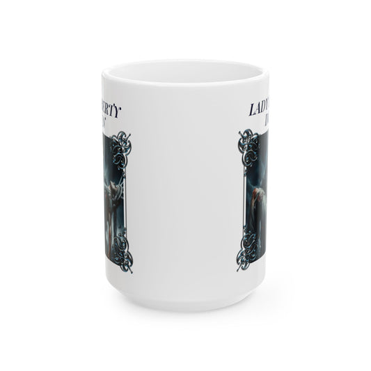 LADY LIBERTY DOWN Patriotic Military Ceramic Coffee Mug (11oz, 15oz) - FREE SHIPPING