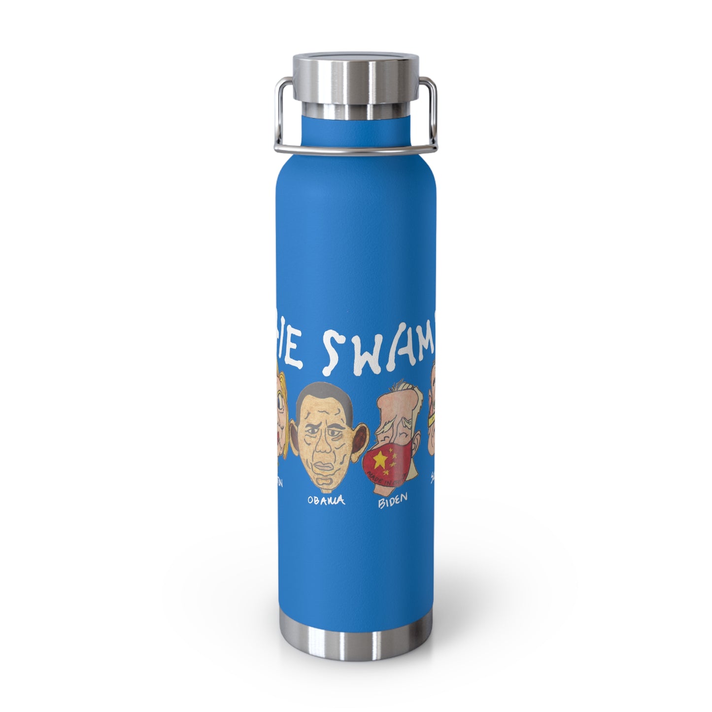 ..THE SWAMP: 22oz Copper Vacuum Insulated Patriotic Water Bottle - FREE SHIPPING