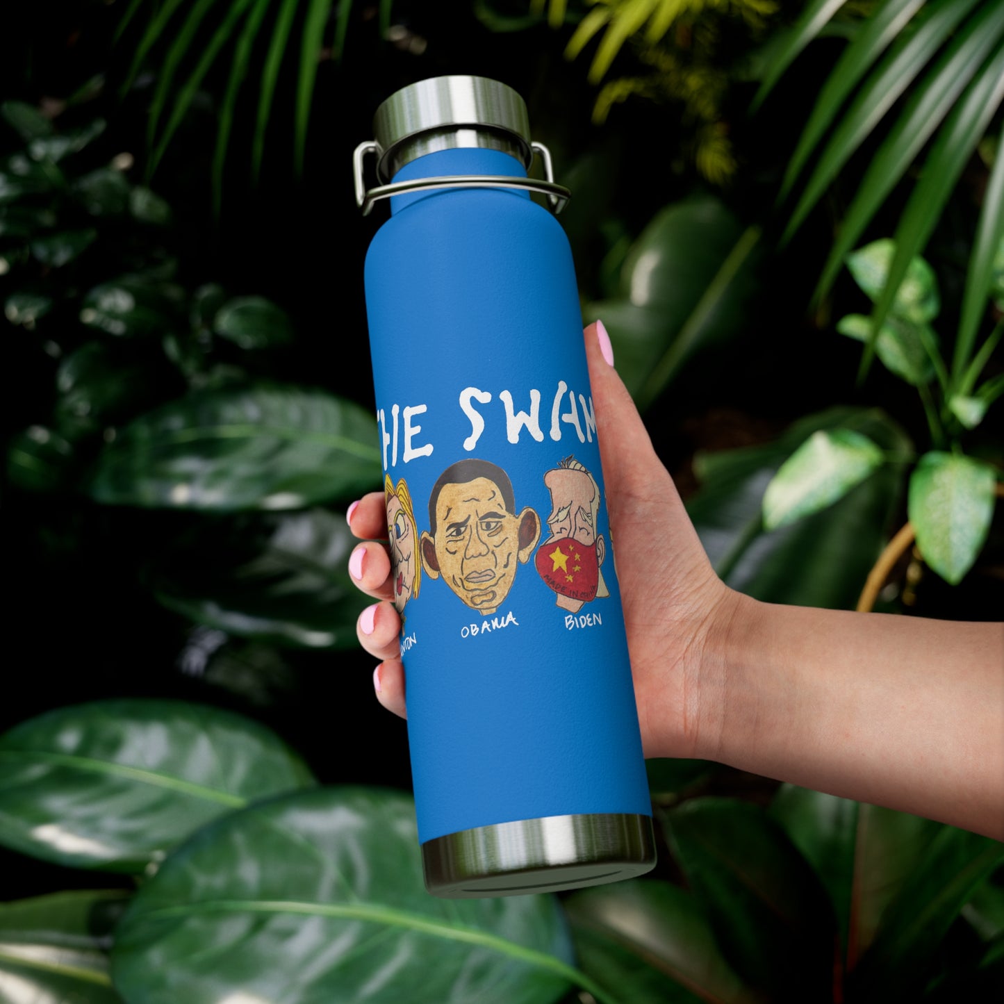 ..THE SWAMP: 22oz Copper Vacuum Insulated Patriotic Water Bottle - FREE SHIPPING