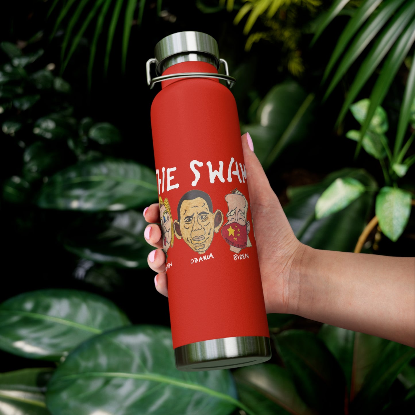 ..THE SWAMP: 22oz Copper Vacuum Insulated Patriotic Water Bottle - FREE SHIPPING