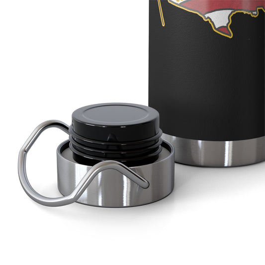 ..NEVER FORGOTTEN: 22oz Copper Vacuum Insulated Patriotic Military Water Bottle - FREE SHIPPING