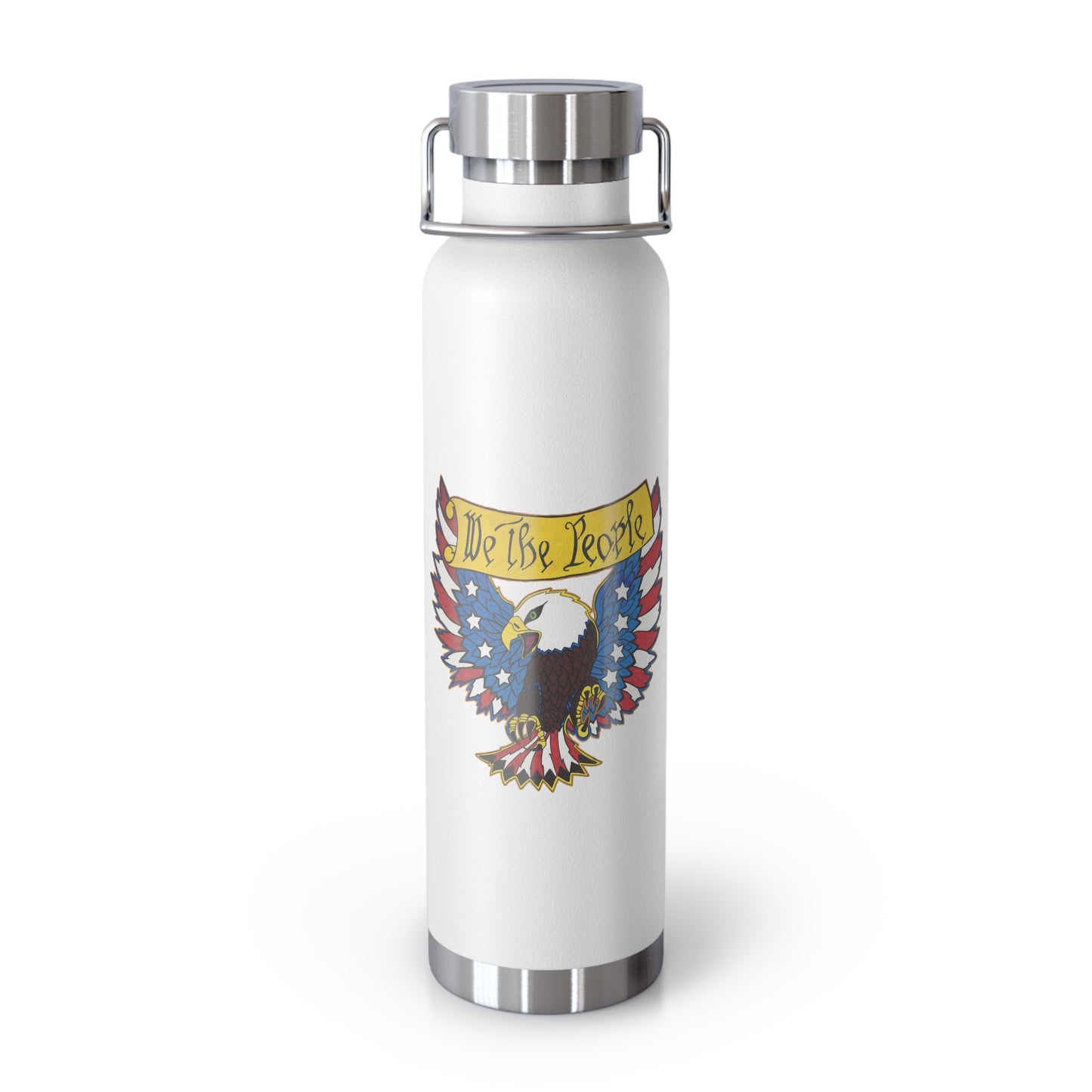 ..WE THE PEOPLE: 22oz Copper Vacuum Insulated Patriotic Water Bottle - FREE SHIPPING