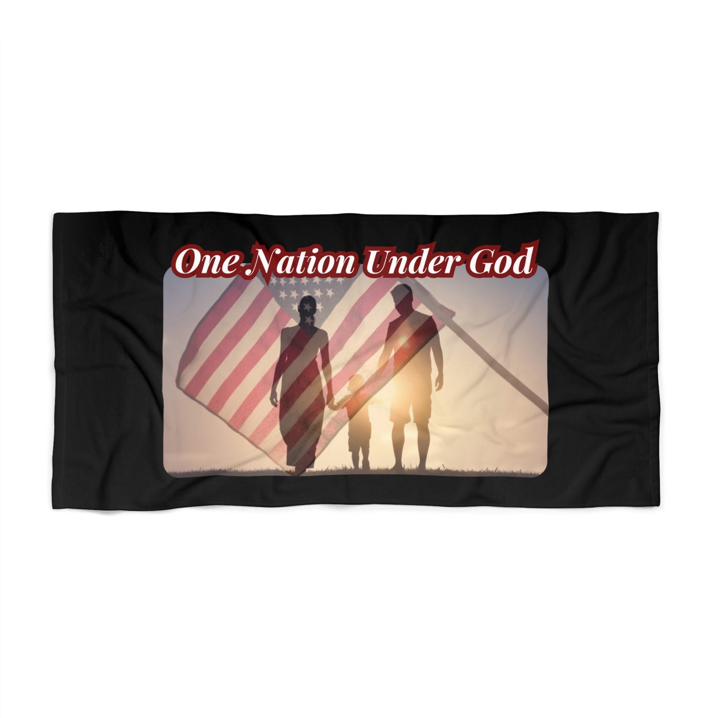 ONE NATION UNDER GOD: X-tra Large Beach Towel (36"x72") - FREE SHIPPING