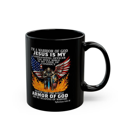ARMOR OF GOD Patriotic Christian Ceramic Coffee Mug (11oz, 15oz) - FREE SHIPPING