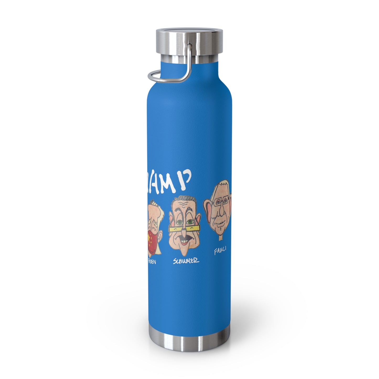 ..THE SWAMP: 22oz Copper Vacuum Insulated Patriotic Water Bottle - FREE SHIPPING