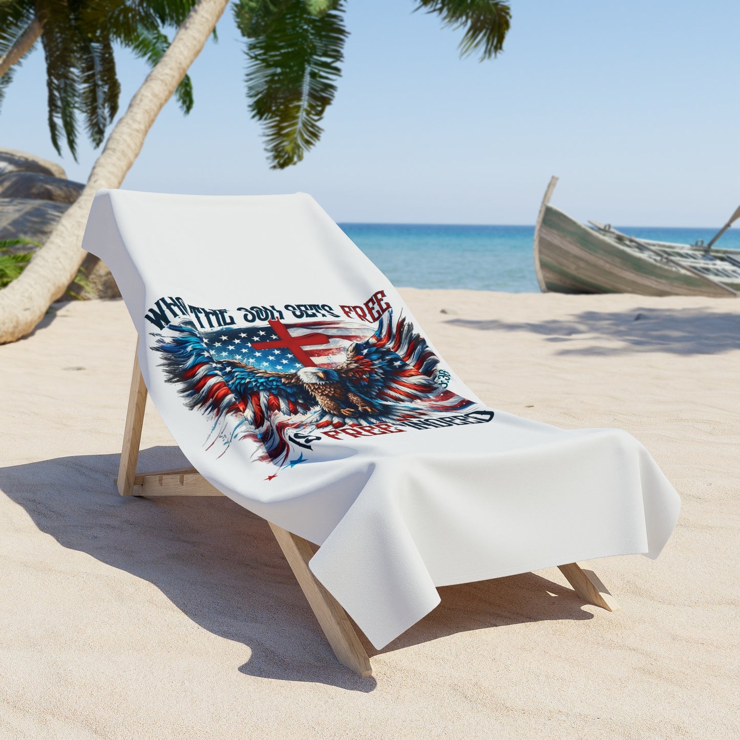 FREE INDEED: X-tra Large Beach Towel (36"x72") - FREE SHIPPING