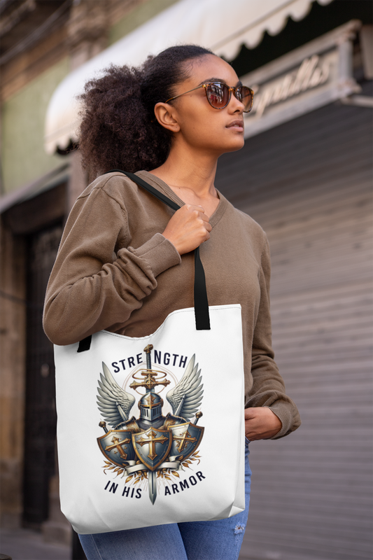 ARMOR OF GOD Christian 100% Polyester Tote Bag (3 sizes) - FREE SHIPPING