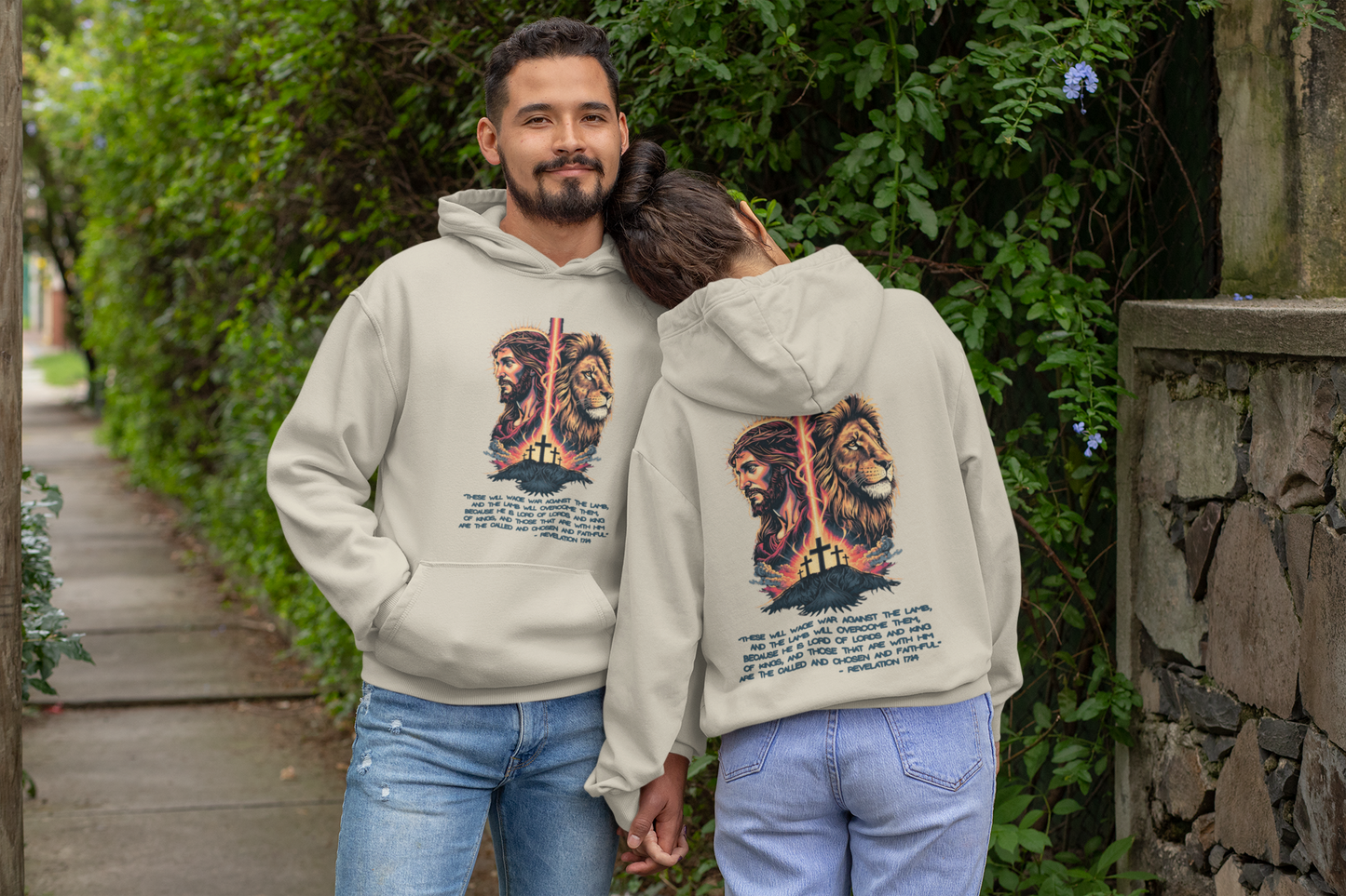 THE LION OF JUDAH Heavy Weight Christian Hoodie (S-5XL): Men's and Women's Gildan 18500