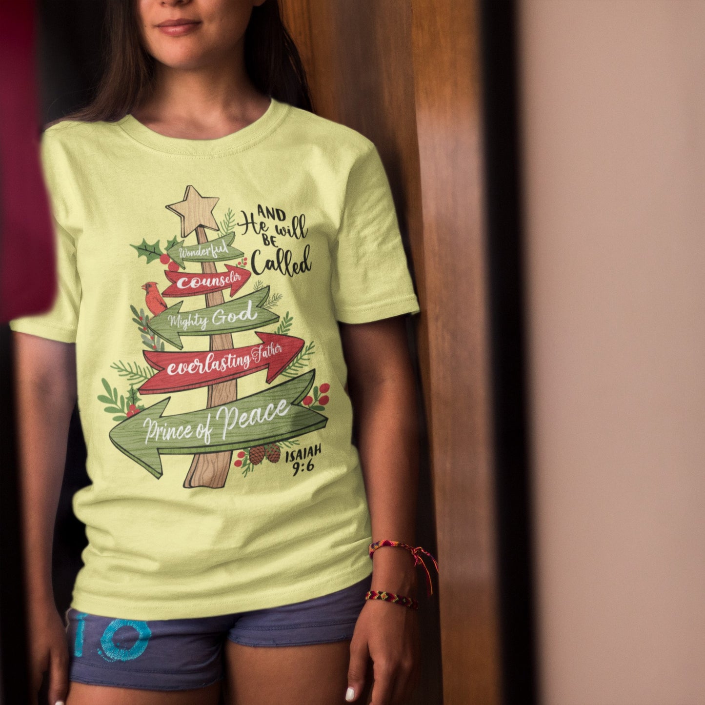 The PRINCE OF PEACE Classic Christmas T-Shirt (S-5XL): Women's Medium Weight Gildan 5000 - FREE SHIPPING