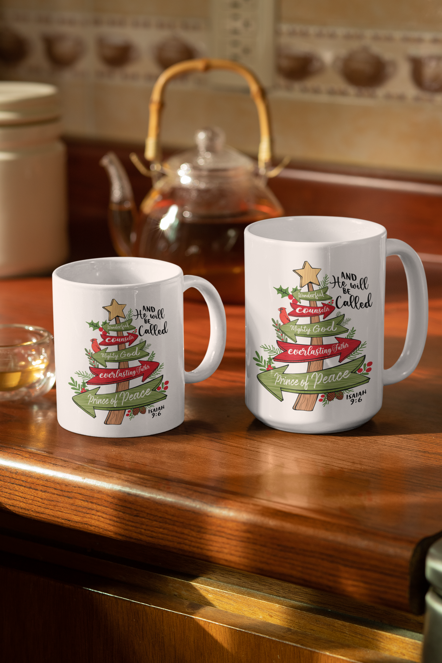The PRINCE OF PEACE Ceramic Christmas Coffee Mug (11oz, 15oz)