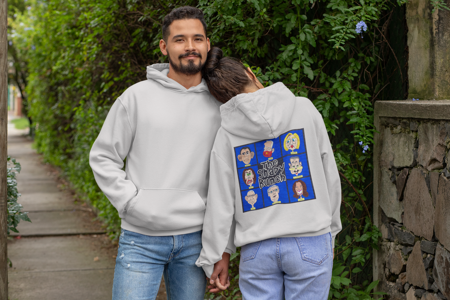THE SHADY BUNCH Heavy Weight Patriotic Hoodie (S-5XL): Men's & Women's Gildan 18500 - FREE SHIPPING