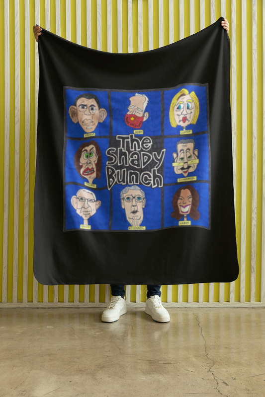THE SHADY BUNCH Light Weight Velveteen Plush Blanket (3 sizes available) - FREE SHIPPING