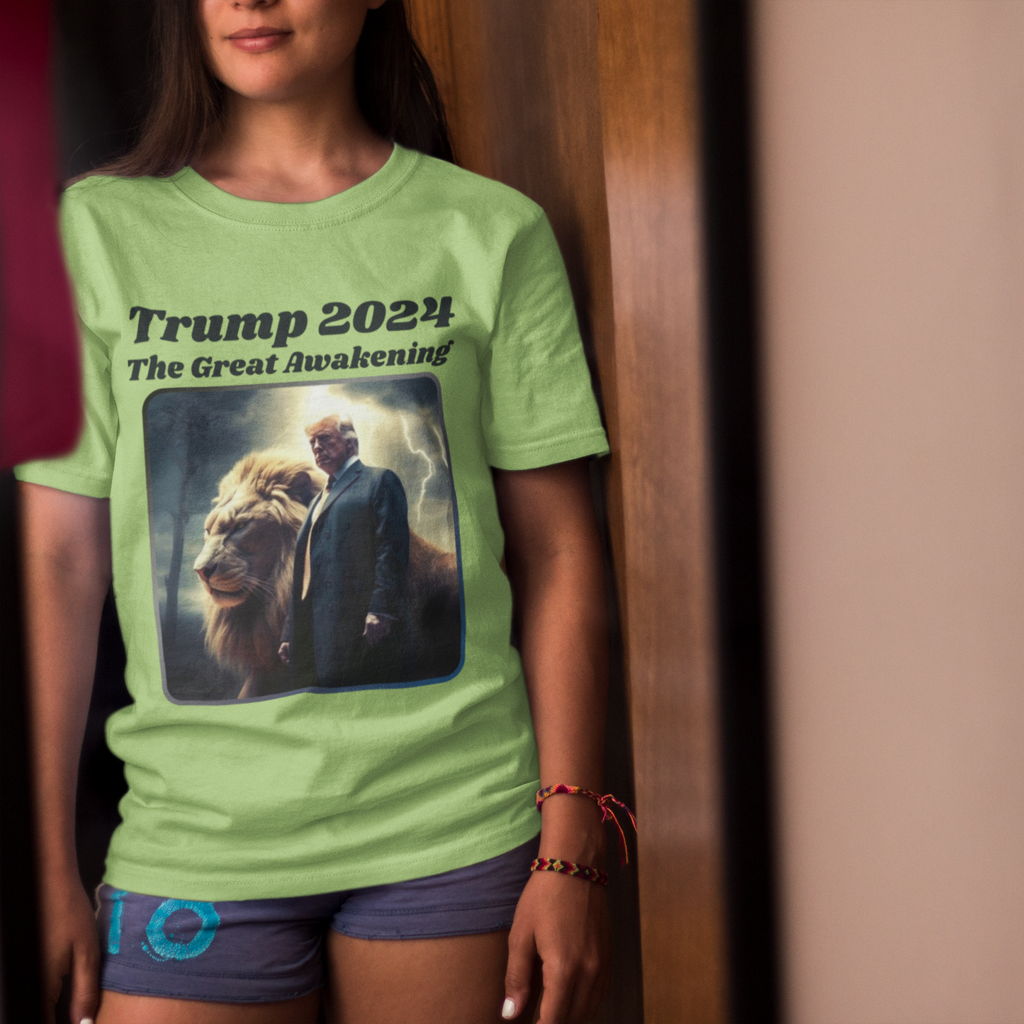 THE GREAT AWAKENING Classic Patriotic T-Shirt (S-5XL): Women's Medium Weight Gildan 5000 - FREE SHIPPING