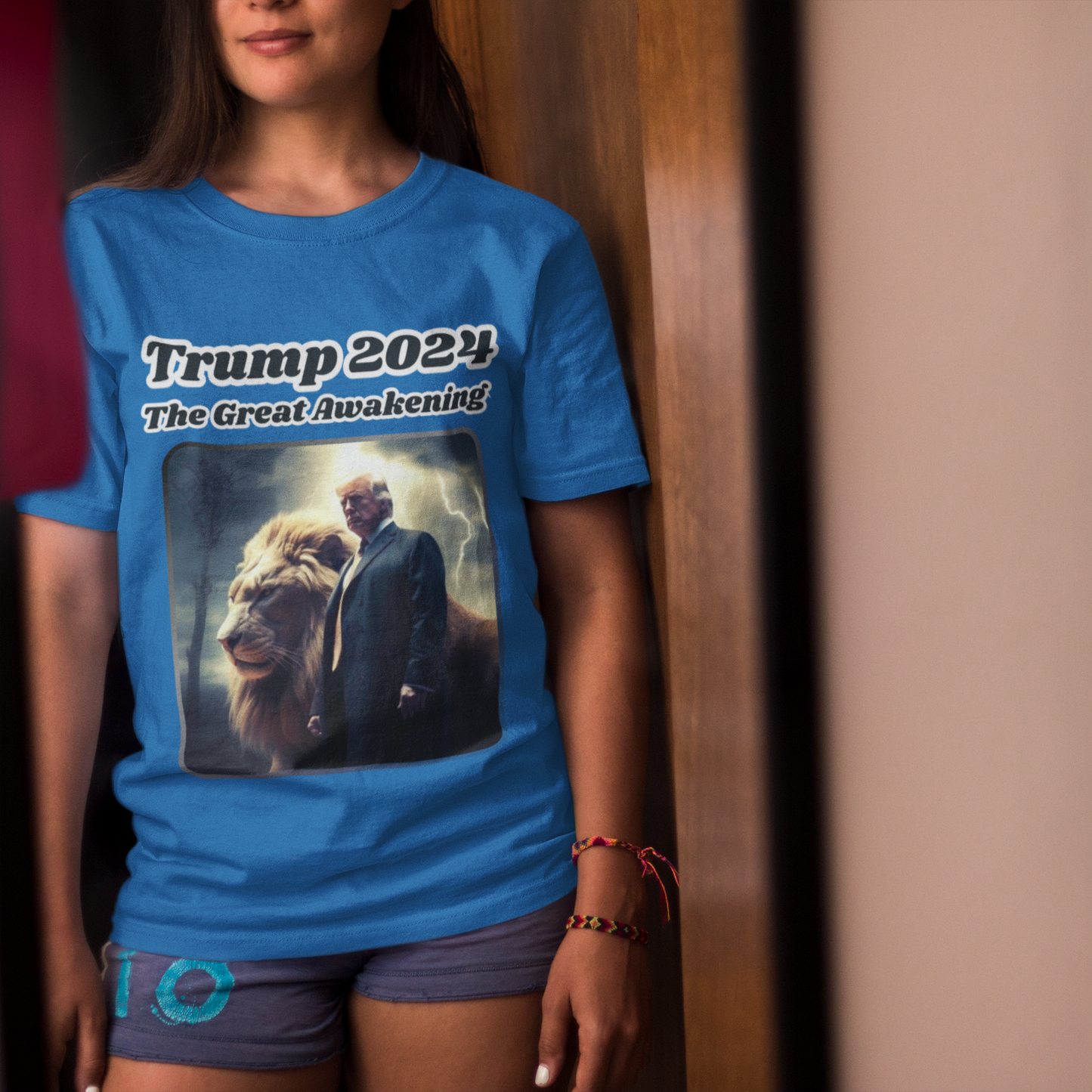 THE GREAT AWAKENING Classic Patriotic T-Shirt (S-5XL): Women's Medium Weight Gildan 5000 - FREE SHIPPING