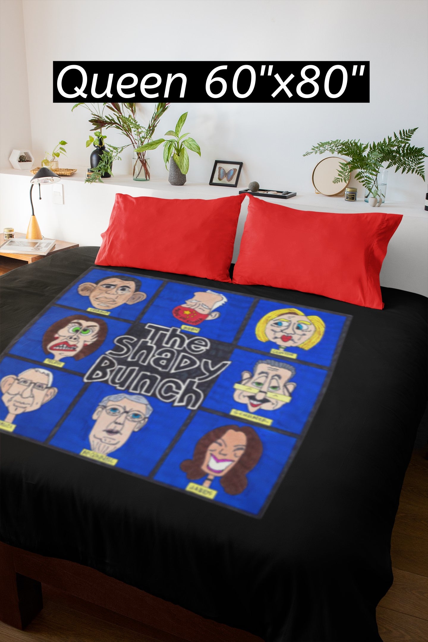 THE SHADY BUNCH Light Weight Velveteen Plush Blanket (3 sizes available) - FREE SHIPPING