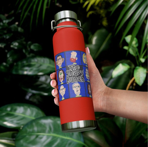 ..THE SHADY BUNCH: 22oz Copper Vacuum Insulated Patriotic Water Bottle - FREE SHIPPING