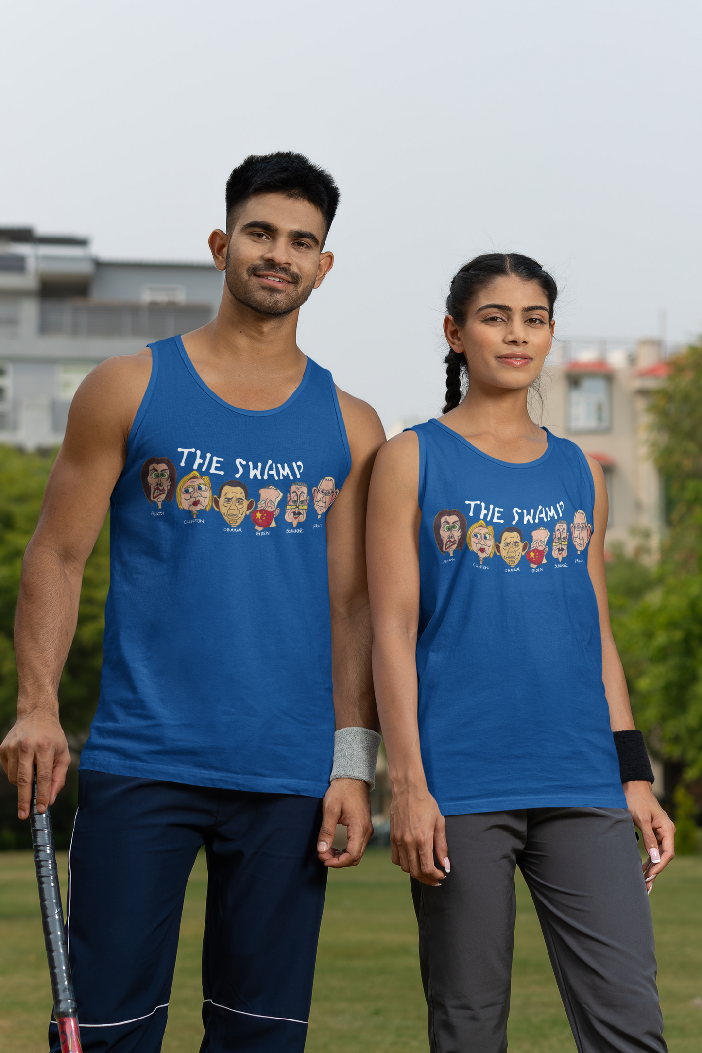THE SWAMP Medium Weight Patriotic Military Tank Top (S-2XL): Men's & Women's 5200 - FREE SHIPPING