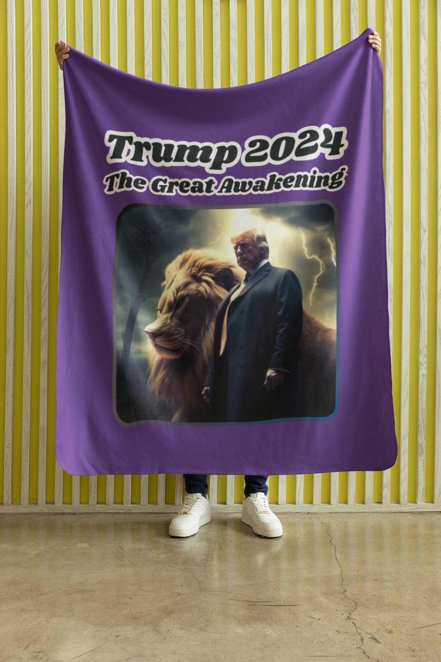 THE GREAT AWAKENING Light Weight Velveteen Plush Blanket (3 sizes available) - FREE SHIPPING