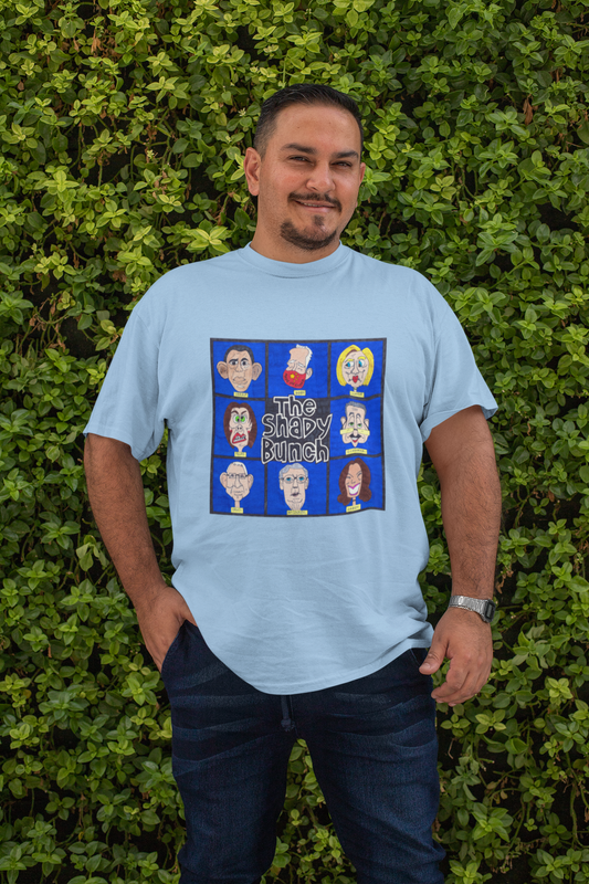 . THE SHADY BUNCH Plus Size Heavy Weight Patriotic T-Shirt (S-5XL): Men's Hanes Beefy-T® - FREE SHIPPING