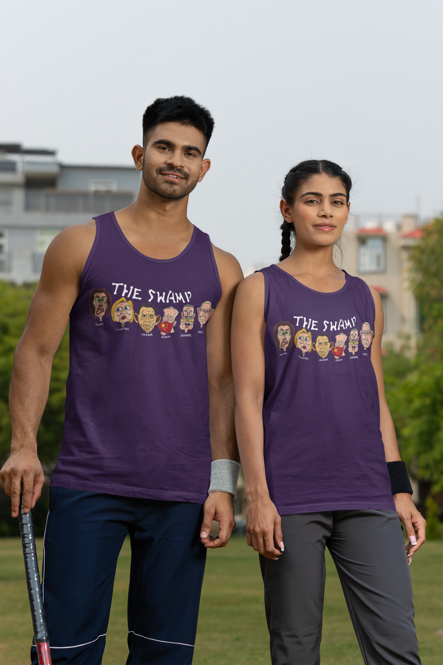 THE SWAMP Medium Weight Patriotic Military Tank Top (S-2XL): Men's & Women's 5200 - FREE SHIPPING