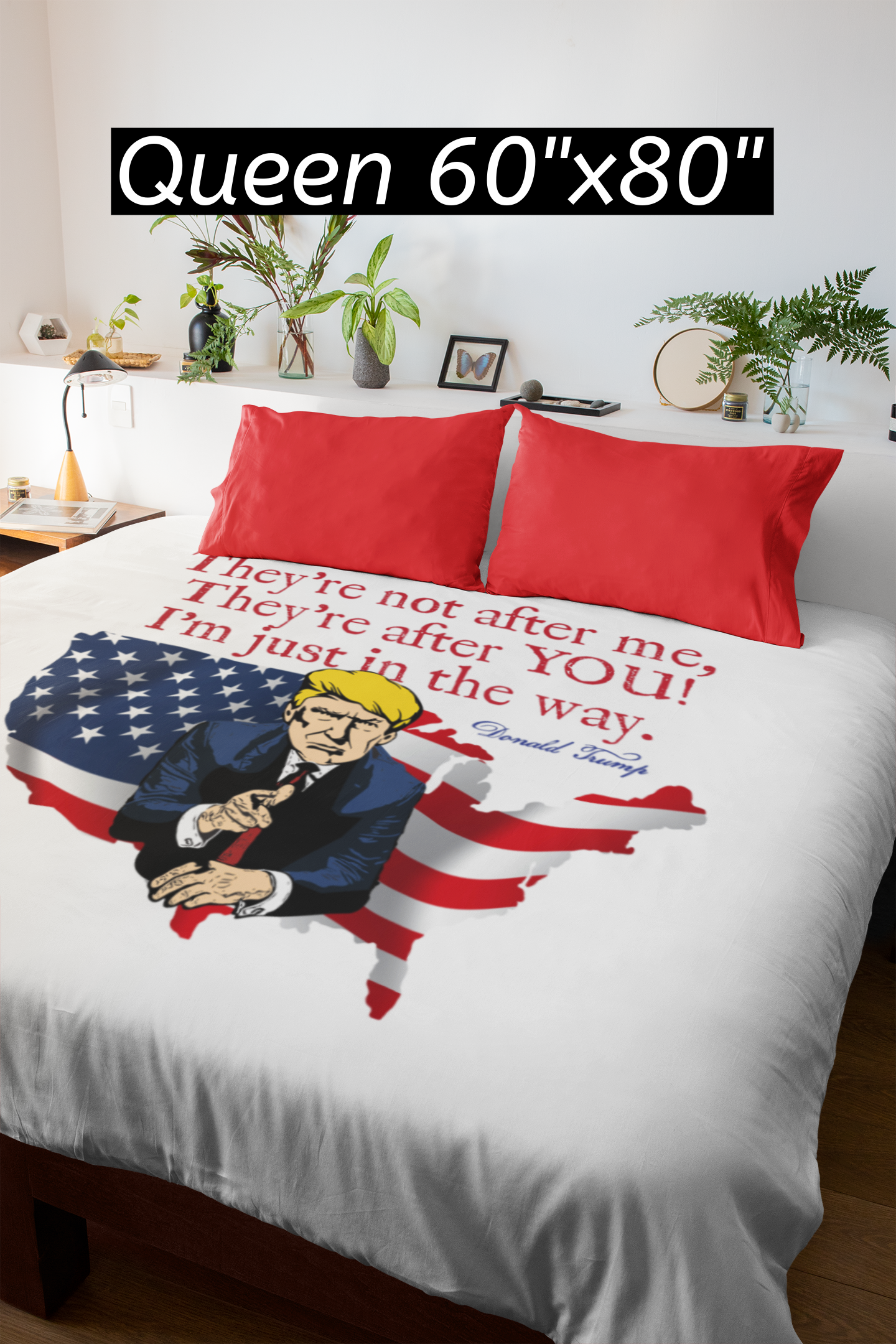 THEY'RE AFTER YOU Light Weight Velveteen Plush Blanket (3 sizes available) - FREE SHIPPING