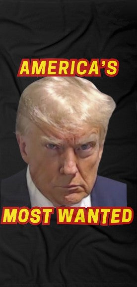 TRUMP MUG SHOT: X-tra Large Beach Towel (36"x72") - FREE SHIPPING