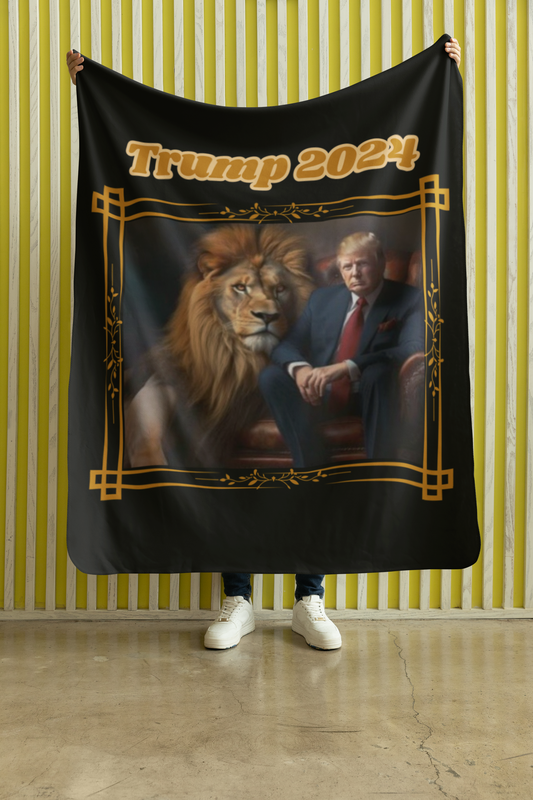 TRUMP 2024 Light Weight Velveteen Plush Blanket (3 sizes available) - FREE SHIPPING