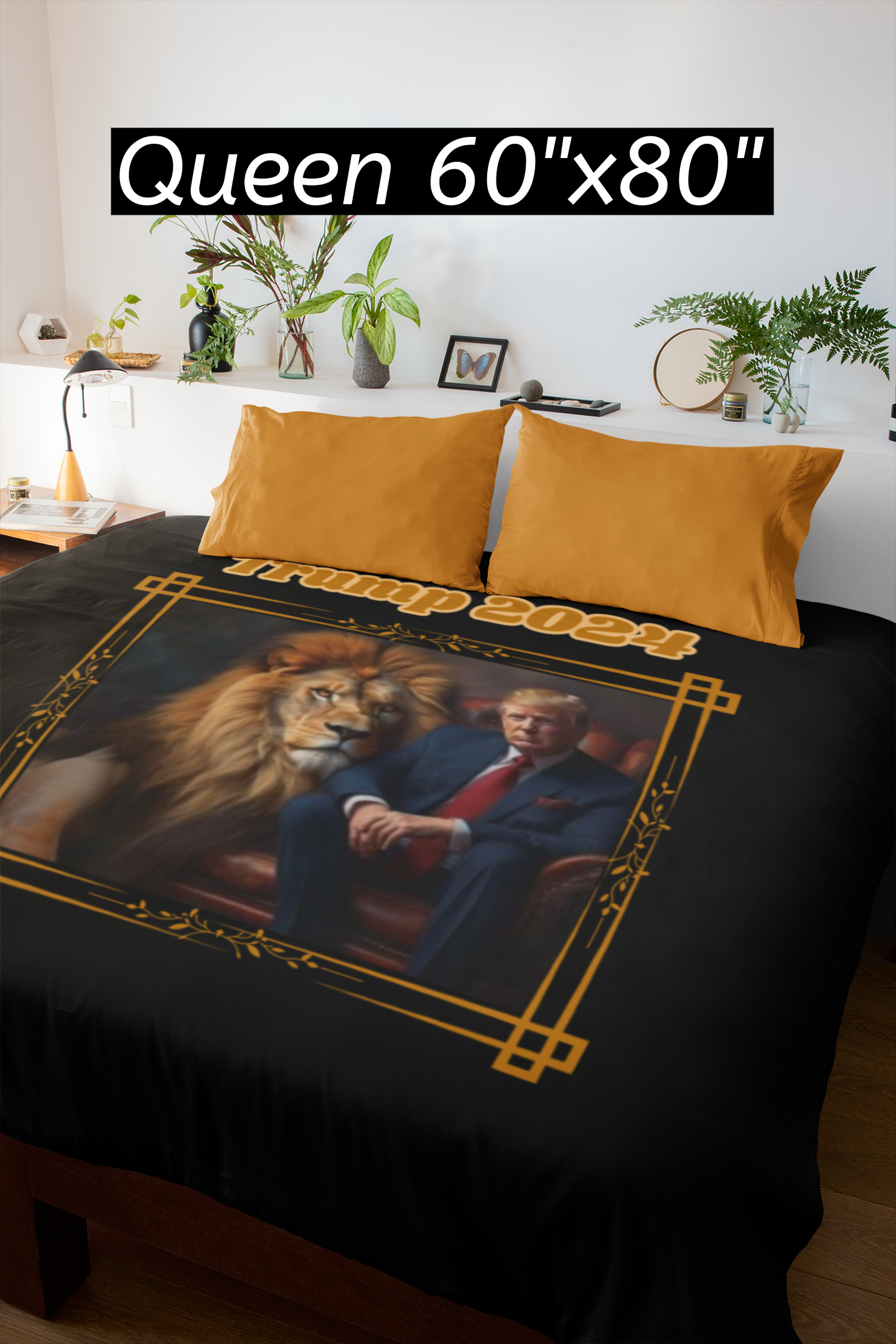 TRUMP 2024 Light Weight Velveteen Plush Blanket (3 sizes available) - FREE SHIPPING