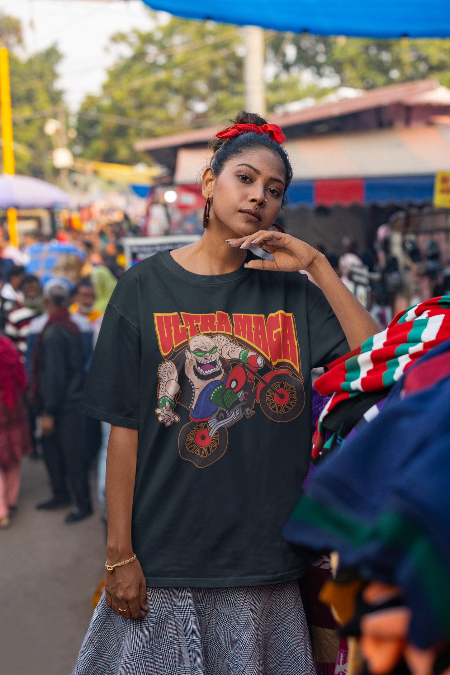 . ULTRA MAGA Plus Size Heavy Weight Patriotic T-Shirt (S-5XL): Women's Hanes Beefy-T® - FREE SHIPPING