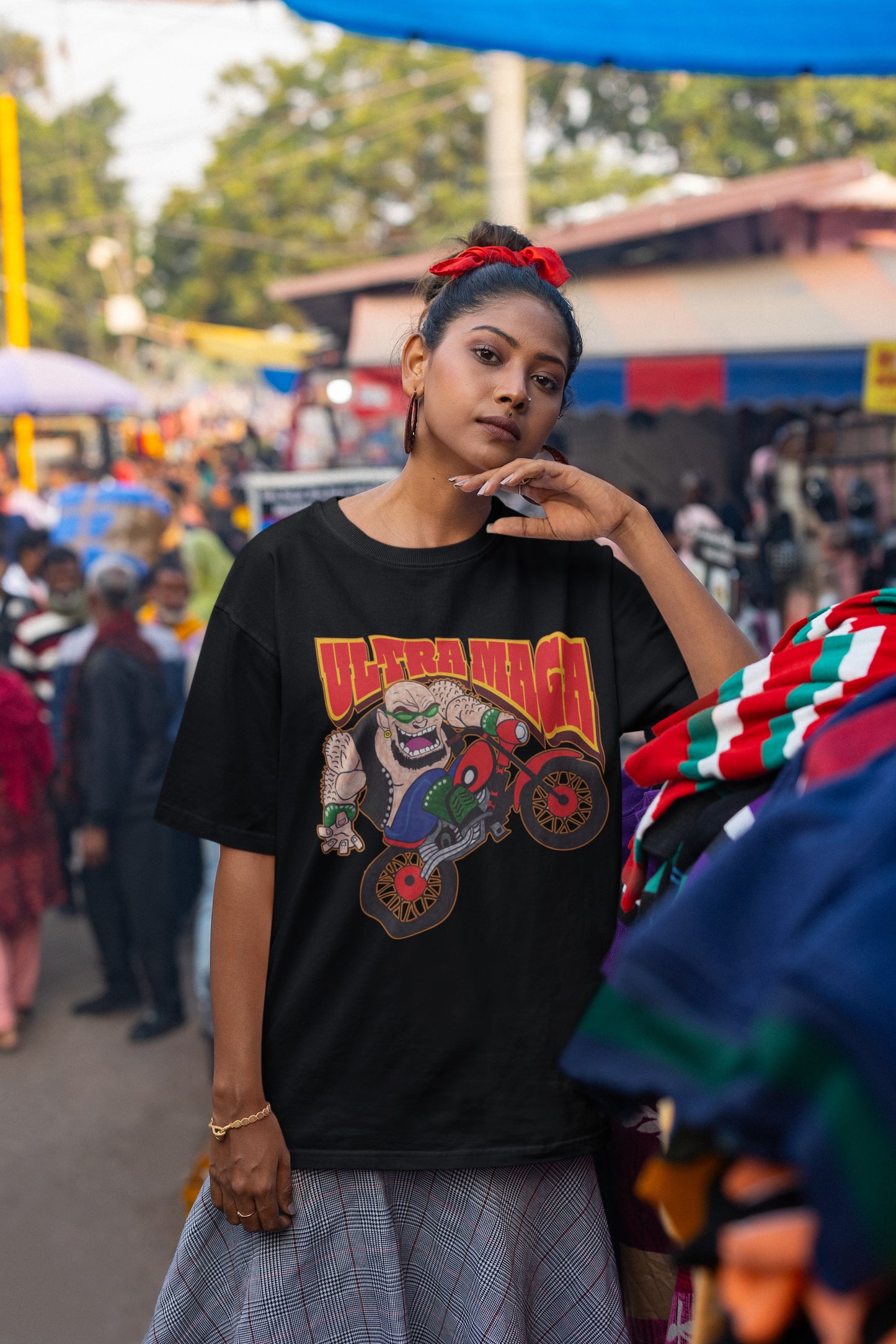 . ULTRA MAGA Plus Size Heavy Weight Patriotic T-Shirt (S-5XL): Women's Hanes Beefy-T® - FREE SHIPPING