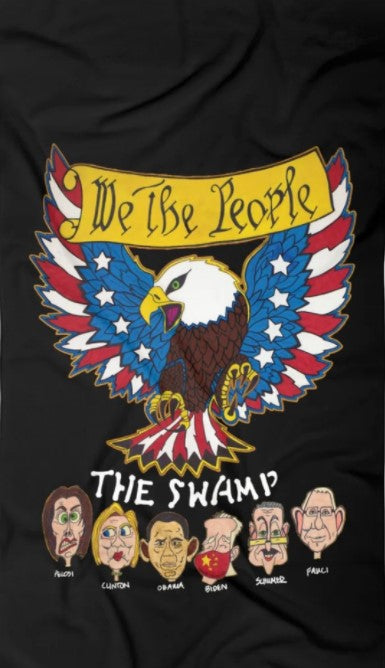 WE THE PEOPLE vs THE SWAMP: X-tra Large Beach Towel (36"x72") - FREE SHIPPING