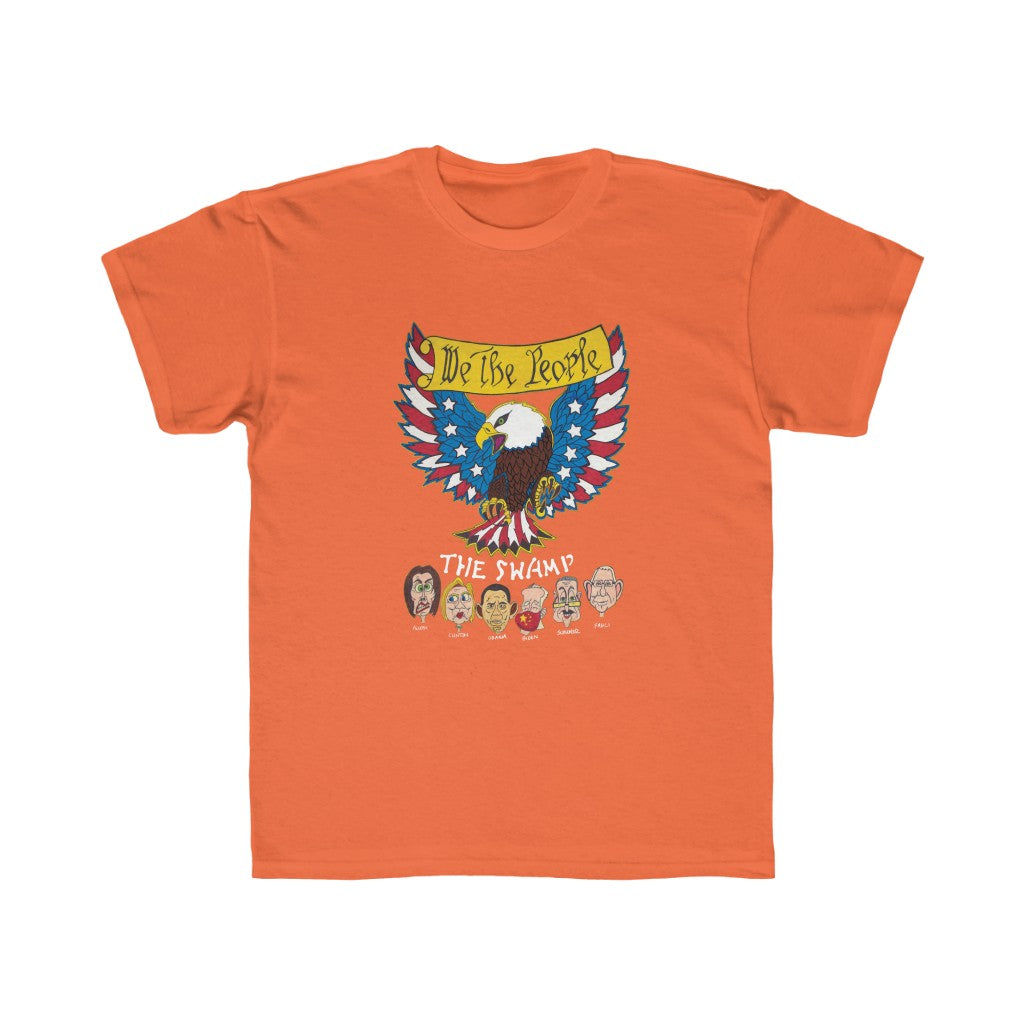 Girl's Delta 11736 Medium Weight Tee (XS-XL): We The People vs The Swamp