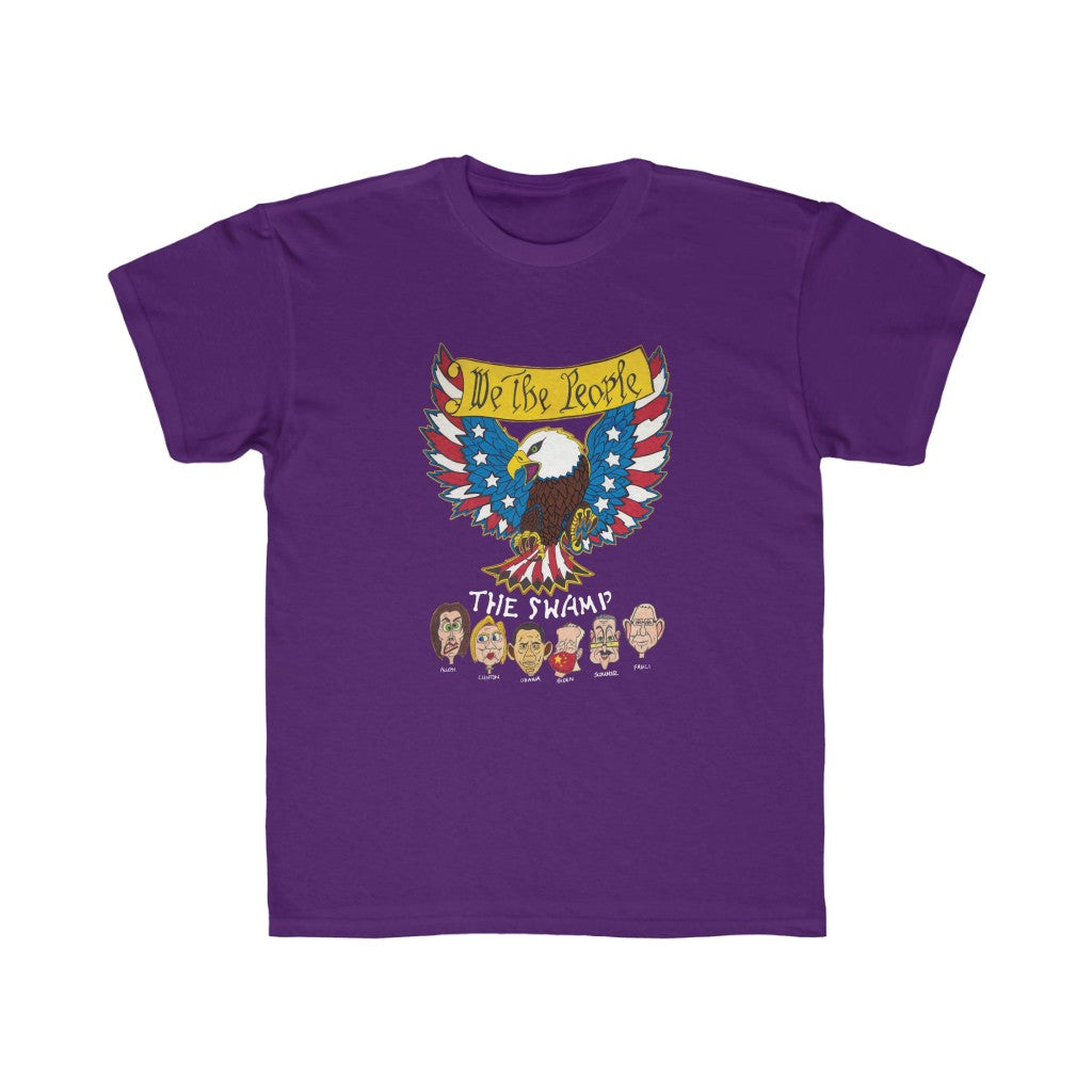 Girl's Delta 11736 Medium Weight Tee (XS-XL): We The People vs The Swamp