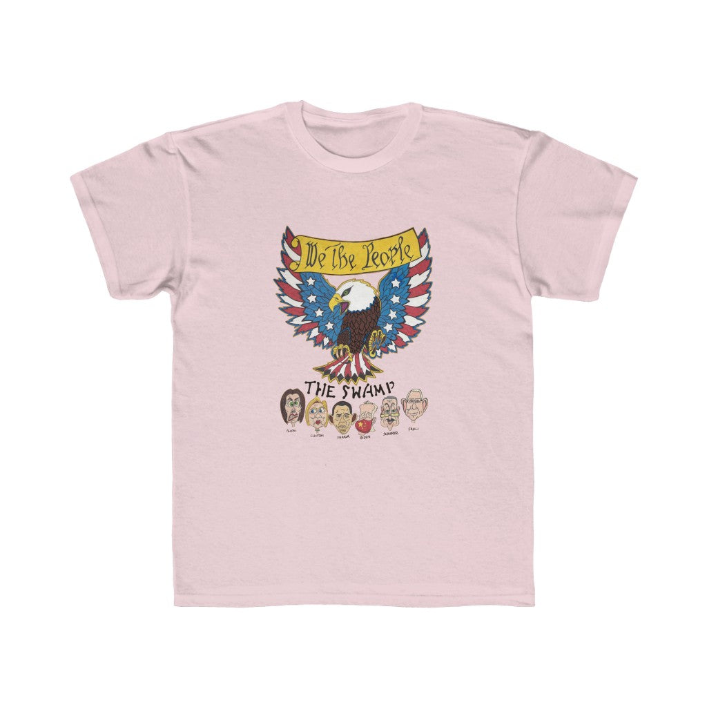 Girl's Delta 11736 Medium Weight Tee (XS-XL): We The People vs The Swamp