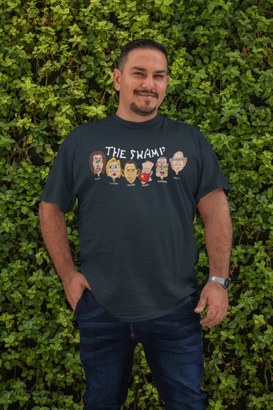 . THE SWAMP Plus Size Heavy Weight Patriotic T-Shirt (S-5XL): Men's Hanes Beefy-T® - FREE SHIPPING