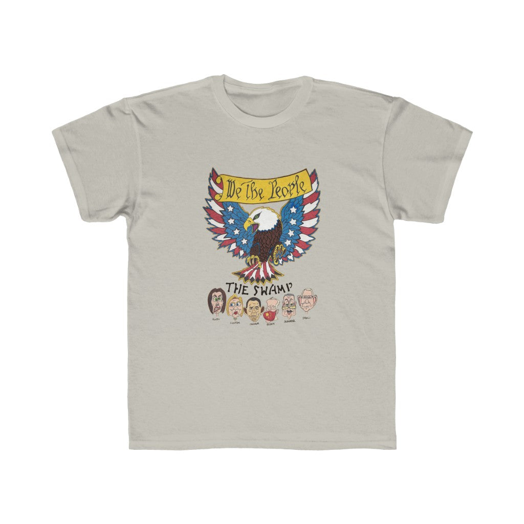 Girl's Delta 11736 Medium Weight Tee (XS-XL): We The People vs The Swamp