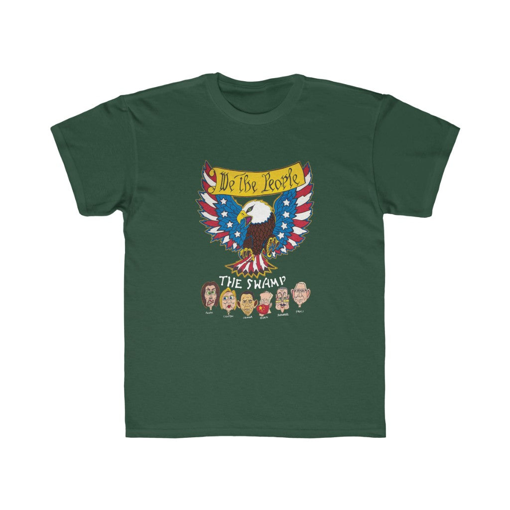 Girl's Delta 11736 Medium Weight Tee (XS-XL): We The People vs The Swamp