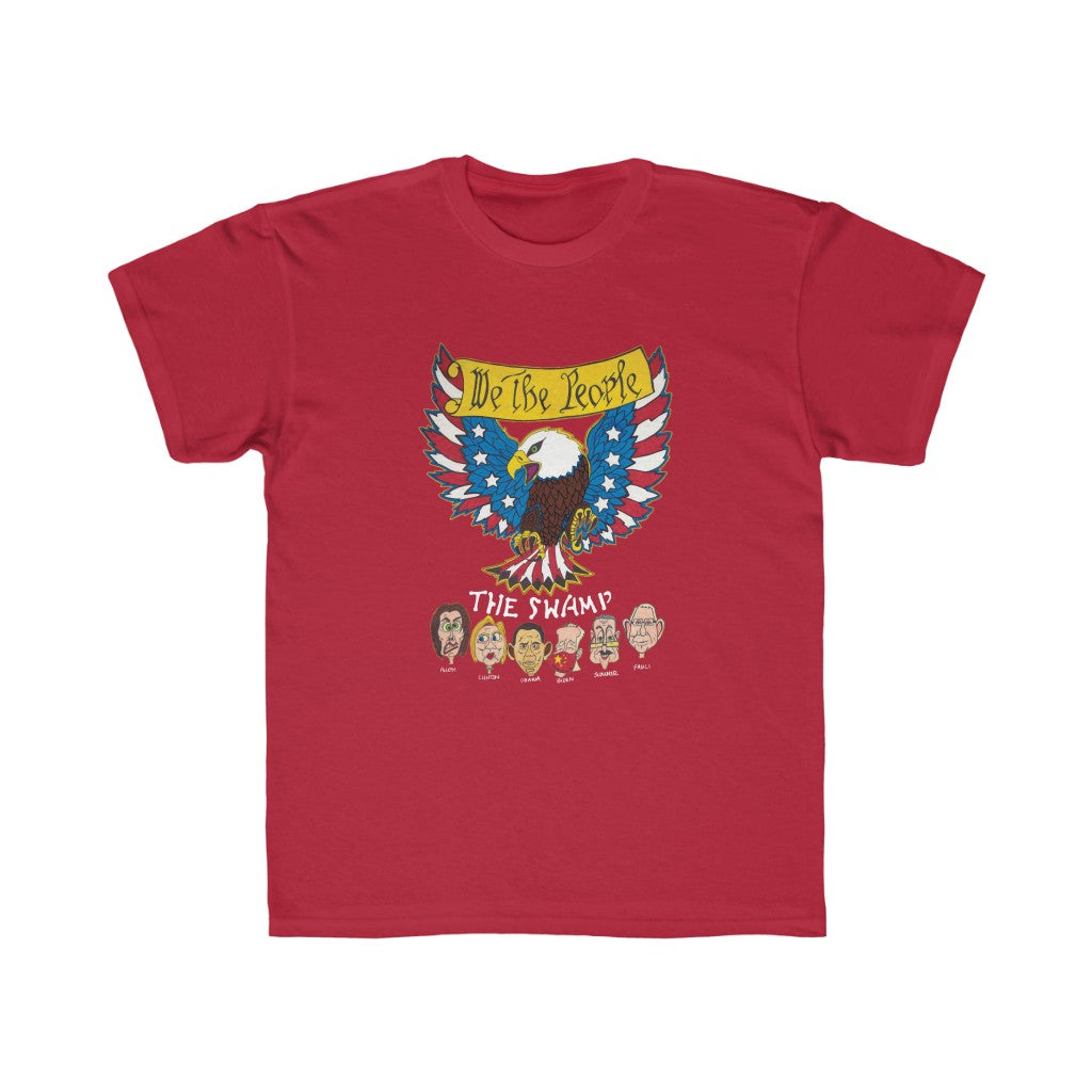 Girl's Delta 11736 Medium Weight Tee (XS-XL): We The People vs The Swamp