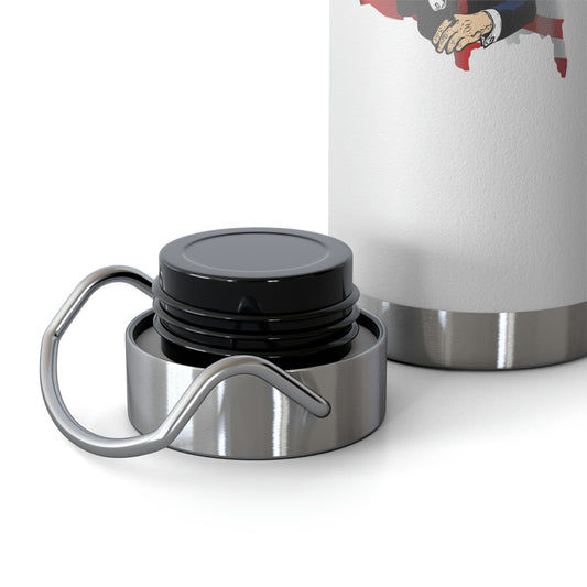 ..TRUMP - THEY'RE AFTER YOU: 22oz Copper Vacuum Insulated Patriotic Water Bottle