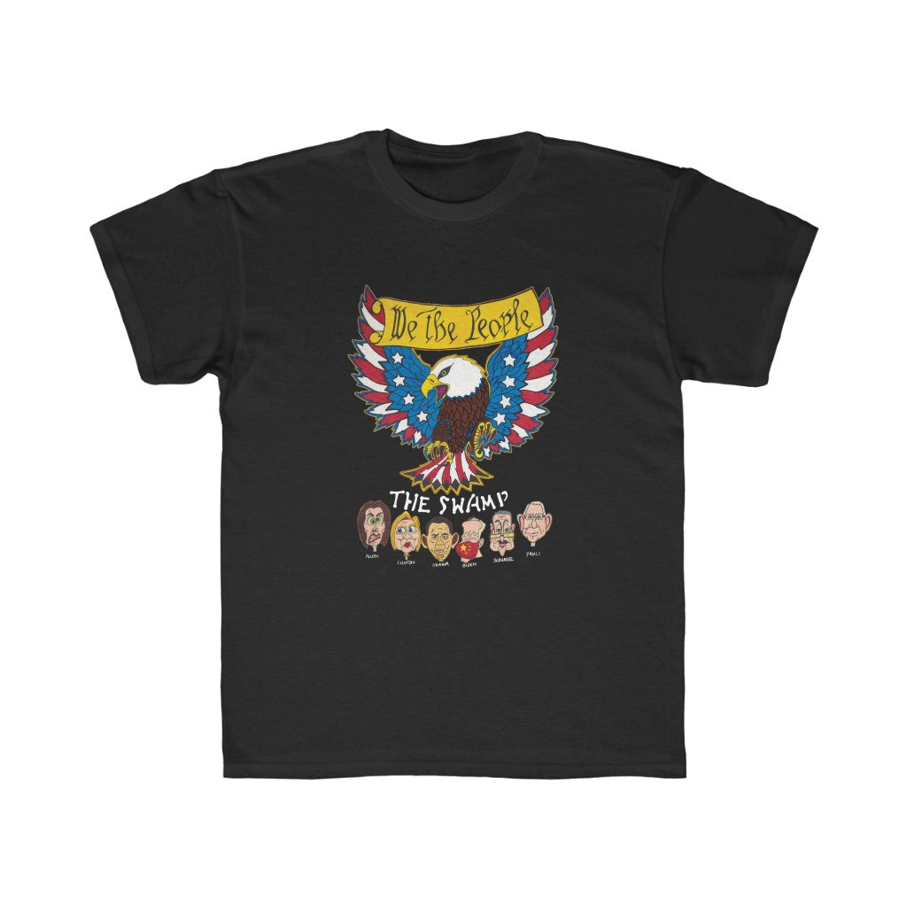 Girl's Delta 11736 Medium Weight Tee (XS-XL): We The People vs The Swamp