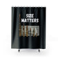 SIZE MATTERS:  100% Polyester Patriotic Military Shower Curtain - FREE SHIPPING