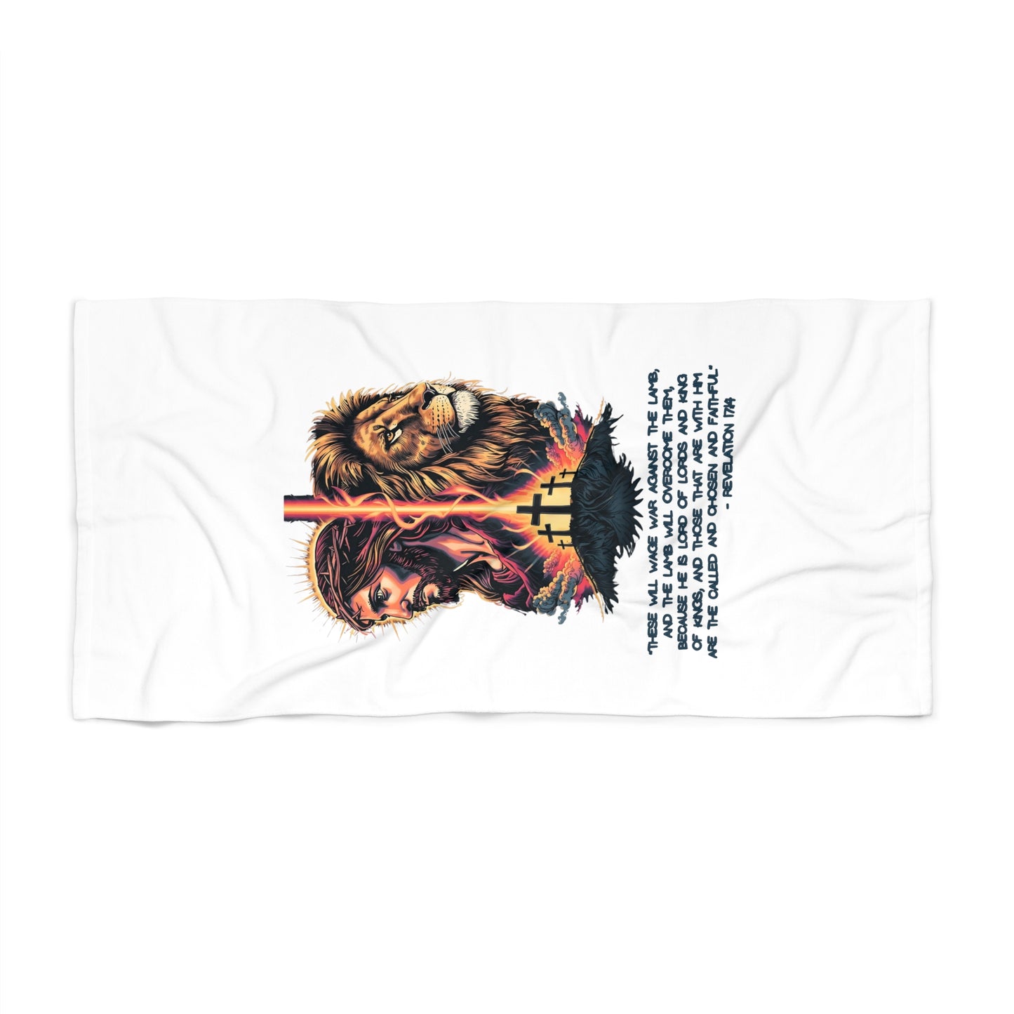THE LION OF JUDAH:  X-tra Large Beach Towel (36"x72") - FREE SHIPPING
