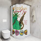 FREEDOM IS NOT FREE:  100% Polyester Patriotic Military Shower Curtain - FREE SHIPPING