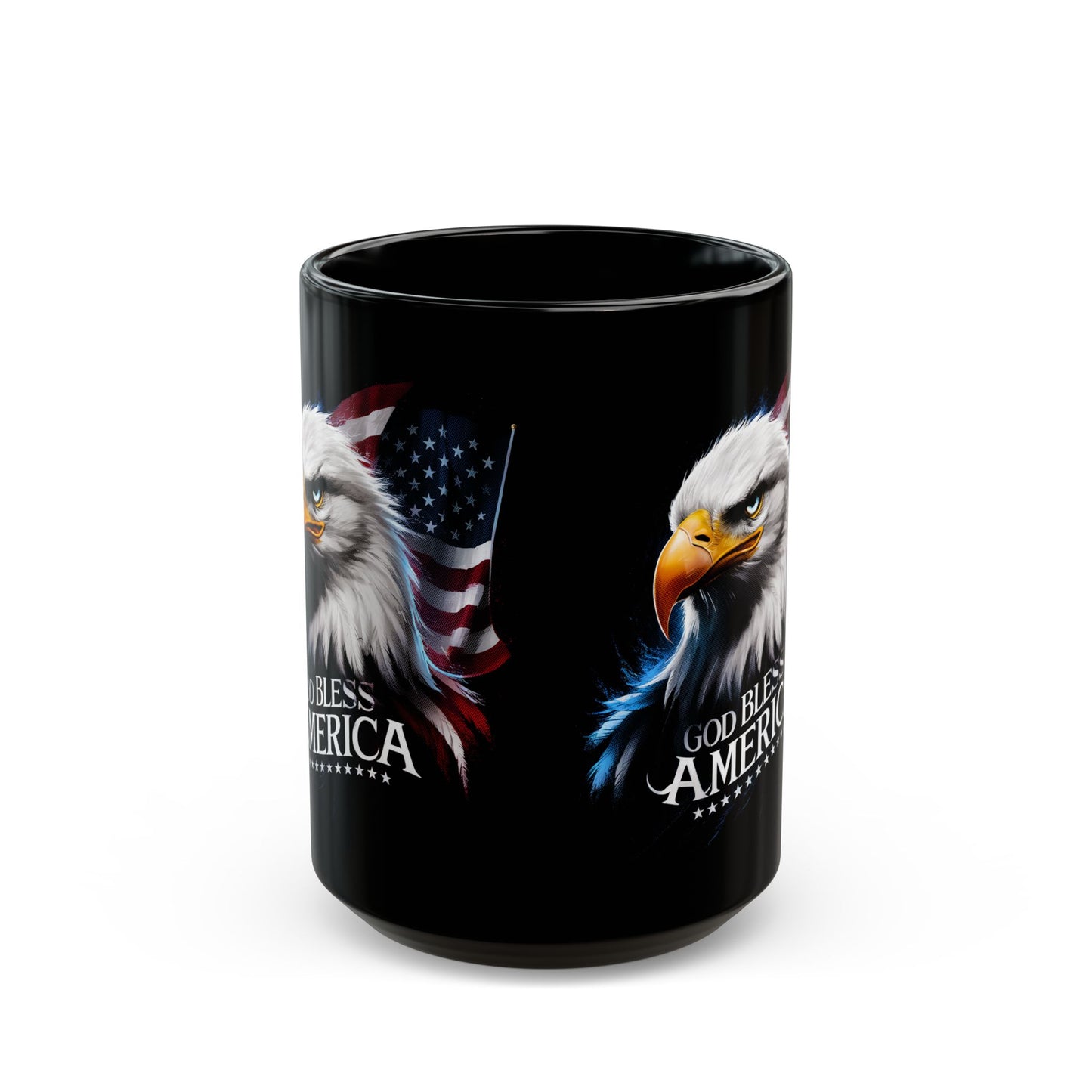 GOD BLESS AMERICA Patriotic Ceramic Coffee Mug (11oz, 15oz) - FREE SHIPPING