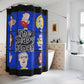 THE SHADY BUNCH:  100% Polyester Patriotic Shower Curtain - FREE SHIPPING