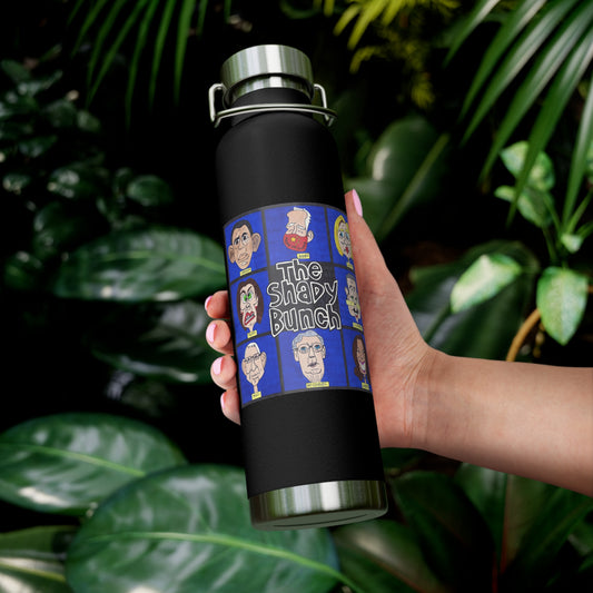 ..THE SHADY BUNCH:  22oz Copper Vacuum Insulated Patriotic Water Bottle - FREE SHIPPING